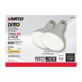 Satco S11333 7 5w Br30 Led Lamp Dimmable 2700k Warm White 650 Lumens Gray Medium Base 0v Damp Location 65w Incandescent