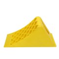 Heavy Duty Wheel Chocks Yellow Premium Plastic Stopper High Visibility For Rv Truck Atv