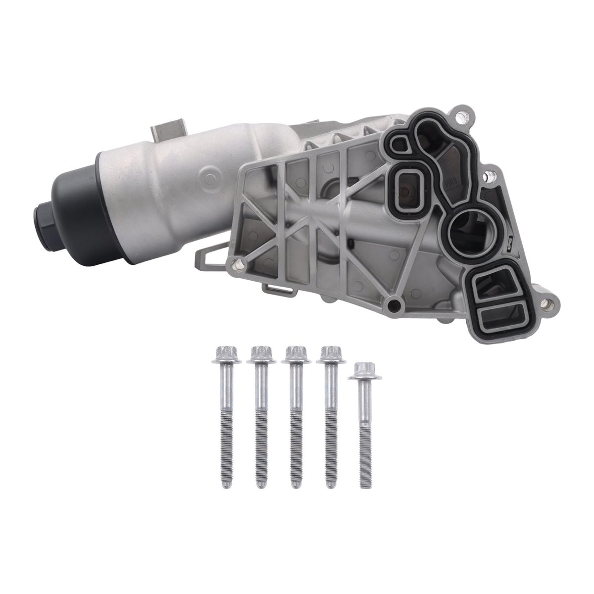 Aluminum Engine Oil Cooling Filter Housing Assembly Replacement For X1 2016-2020 X2 2018-2020 Mini Cooper 2014-2020 11428585235