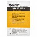 Niche Brake Pad Set For Arctic Cat Xf 800 M6000 Zr 4000 8000 1702-245 Rear Semi-metallic 2 Pack