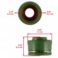 Caltric 2x Intake Valve Kit Compatible With Yamaha Wr450f Wr 450f 2016 2017 2018 1sl121110000 3ld-12118-00-00