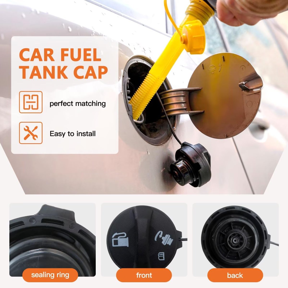 Gas Cap Fuel With Locking Key For 2002 2005 Buick Rendezvous Model 6513-7
