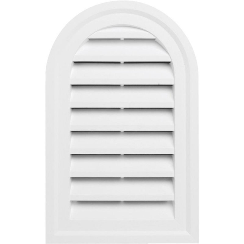 Wht Rnd Top Gable Vent Rdtopgv14 Pw