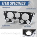 7-hole Model Factory Style Front Dash Gauge Cluster Bezel Cover Compatible With Chevy Gmc Blazer C K Series Jimmy 1967-1973