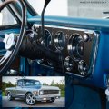 7-hole Model Factory Style Front Dash Gauge Cluster Bezel Cover Compatible With Chevy Gmc Blazer C K Series Jimmy 1967-1973