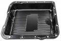 Jegs Transmission Pan Fits Gm Chevrolet Th-700-r4 Transmissions Black Finish 1-7 8a Deep 16-gauge Steel Includes Magnetic Drain