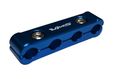 Vms Racing 3pc Piece Blue Billet Aluminum Spark Plug Cables Wire Separators Dividers Organizers Holders Kit Set 