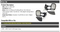 Manual Tow Door Mirror Set Of 2 For 1999 To 2007 Ford F 250 Super Duty Black Textured With Telescoping Trailer And 180 Degrees
