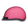 D O T Daytona Skull Cap- Hi-gloss Pink 