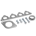 Aluminum Exhaust Manifold Header Gasket Set Compatible With 88-00 Honda Civic Crx Del Sol 1 5l 6l D15 D16 Sohc