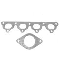 Aluminum Exhaust Manifold Header Gasket Set Compatible With 88-00 Honda Civic Crx Del Sol 1 5l 6l D15 D16 Sohc