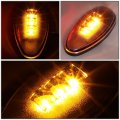 Auto Dynasty 4pcs Dually Bed Fender Led Side Marker Light Lamp Compatible With Chevy Silverado Gmc Sierra 2500hd 3500hd 01-14