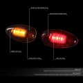 Auto Dynasty 4pcs Dually Bed Fender Led Side Marker Light Lamp Compatible With Chevy Silverado Gmc Sierra 2500hd 3500hd 01-14