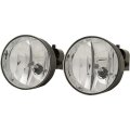 Fog Lights For 2002 To 2009 Gmc Envoy Driver And Passenger Side Pair Gm2592131 15269042 Halogen Clear Lens 