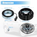 1 Set Ac Compressor Clutch Replacement For Land Rover Lr2 2008-2012 Black