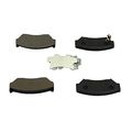 087-1461 Semi Metallic Rear Brake Pads For Car High Temperature Materials 