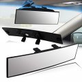 Eparts Curve Convex Wide Angle 12 300mm Clear Glass Clip On Rear View Mirror Universal Car Interior 