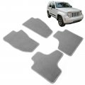 Car Floor Mats For 2008 2009 2010 2011 2012 2013 Jeep Liberty Gray Nylon Front And Rear Carpet Liner Set 4 Pieces Cp105gr