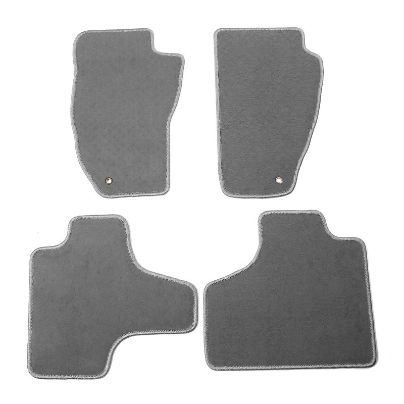 Car Floor Mats For 2008 2009 2010 2011 2012 2013 Jeep Liberty Gray Nylon Front And Rear Carpet Liner Set 4 Pieces Cp105gr