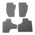 Ikon Motorsports Floor Mats For 2008-2013 Jeep Liberty Factory Fitment Gray Nylon Front Rear Car Liner Carpets Replacement 4pcs 