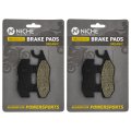 Niche Rear Left Brake Pad Set For Yamaha Viking Wolverine 1xd-25806-00-00 Organic 2 Pack