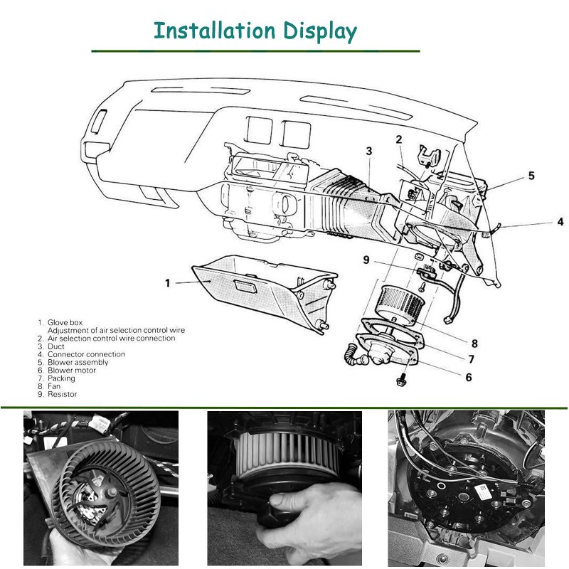 Hvac Blower Motor Assembly For Toyota Camry 4runner Highlander Avalon Lexus Es350 Gx460 Rx350 Rx450h