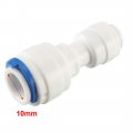 Uxcell 3 8 Inches To 1 4 Tube One Way Push In Water Dispenser Quick Adapter 3pcs