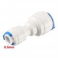 Uxcell 3 8 Inches To 1 4 Tube One Way Push In Water Dispenser Quick Adapter 3pcs