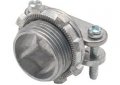Bridgeport 665-dc2 Strap Conduit Connector 1-1 2 In Trade Die Cast Zinc Ball Burnished Mirror Smooth 