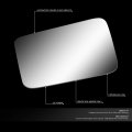 Driver Left Side Door Rear View Mirror Glass Lens Replacement Compatible With 84-90 Dodge Grand Caravan Plymouth Voyager
