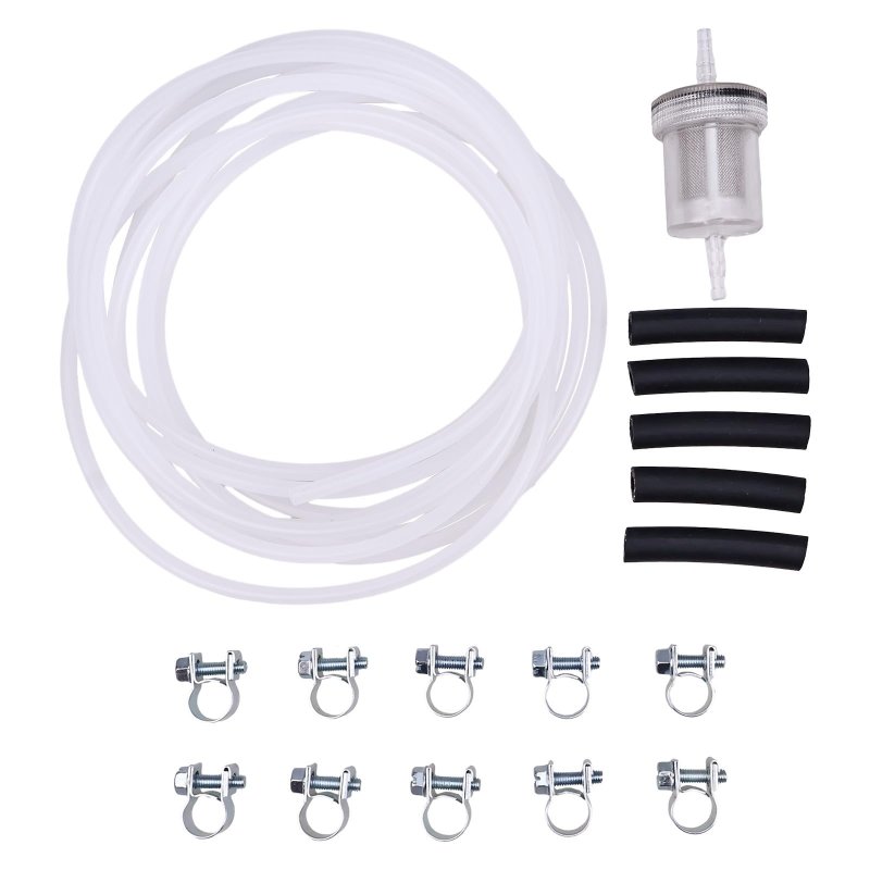 Ztuoauma 5m Long Fuel Tank Hose Clips Inline Filter Kit 1320399a 35320a For Eberspacher Webasto Diesel Heaters