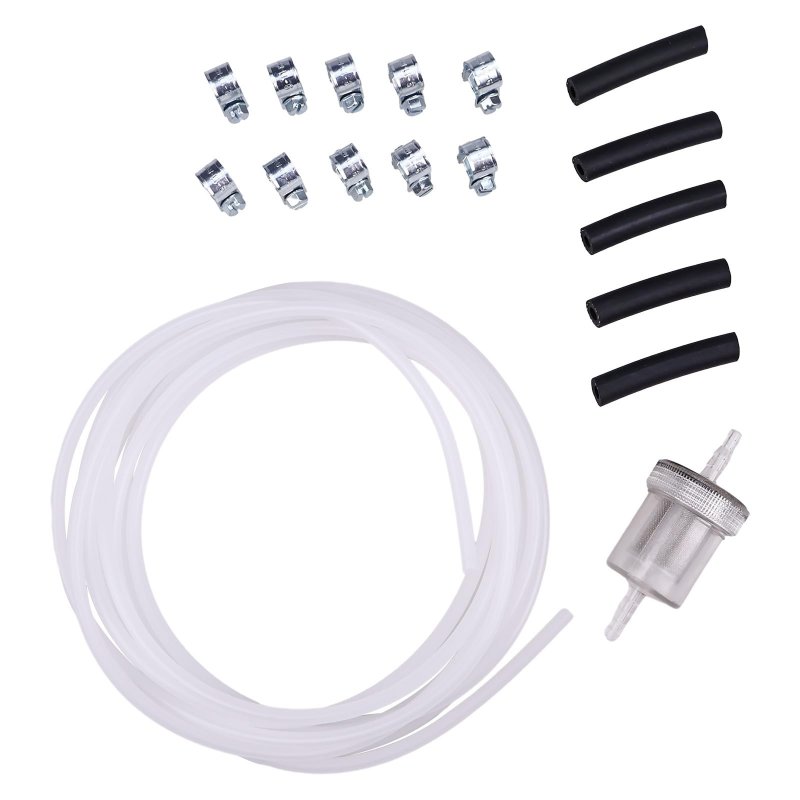 Ztuoauma 5m Long Fuel Tank Hose Clips Inline Filter Kit 1320399a 35320a For Eberspacher Webasto Diesel Heaters