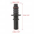 X Autohaux 2pcs 9 49mm Id8 Car Fuel Line Hose Pipe Quick Release Male Connect Connector