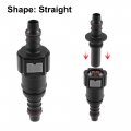 X Autohaux 9 89mm Sae To 10 5mm Straight Fuel Line Hose Quick Release Connector Disconnect Nylon 2 Set