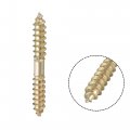 Uxcell 5x40mm Hanger Bolts 12pcs Double Ended Self-tapping Thread Wood To Dowel Screws For Connecting