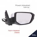 Spieg Ho1321283 Passenger Side Mirror Replacement For Honda Civic Lx Se Sport 2016-2021 Power Non-heated Paintable White 3pin