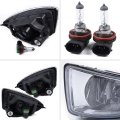 Front Bumper Fog Lights W Wiring For Honda Civic 2 Door 4 2004-2005 Does Not Fit Si Models Clear Lens Driver Passenger Side 