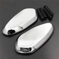 Hongk- Mirror Block Off Base Plates Compatible With 2000-2008 R1 Yzf-r1 Yzfr1 Chrome B01bw4n9t6