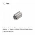 Uxcell Wire Thread Inserts 2-56 Unc 2 5d 304 Stainless Steel Helical Type Coiled Screw Repair Threaded Sleeve Sheath 10pcs