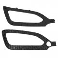 Hecasa Pair Fog Light Trim Cover Bezel Compatible With 2013-2016 Hyundai Santa Fe Sport Lamp Hole Insert Panel Left And Right