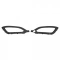 Hecasa Pair Fog Light Trim Cover Bezel Compatible With 2013-2016 Hyundai Santa Fe Sport Lamp Hole Insert Panel Left And Right