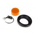 Fortpro 2 Amber Round Clearance Marker Led Light With 10 Leds And Lens F235237 