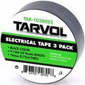 Black Electrical Tape Giant 3 Pack Each Roll Is 4 X 30 High End Industrial Grade Rated To 176 Degrees 600 Volts Waterproof 
