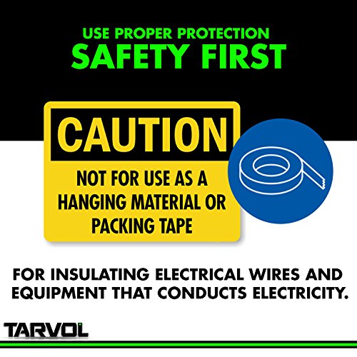 Black Electrical Tape Giant 3 Pack Each Roll Is 4 X 30 High End Industrial Grade Rated To 176 Degrees 600 Volts Waterproof