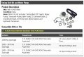 Timing Belt And Water Pump Kit With Tensioner Pulley Idler Camshaft Seals Crankshaft Seal Hydraulic Compatible 2005-2010 Kia