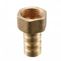 Uxcell Brass Hose Barb Fitting Connector 12mm G3 8 Female Thread Pipe Adapter 2pcs