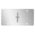 Lincoln 3d Large Size Metal Logo Mirror Chrome Stainless Steel License Plate Official Licensed Universal Fit For Car Suv Truck 