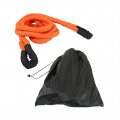 Kinetic Recovery Tow Rope Orange 1 Inch X 20 Foot 48 000lbs Replacement For Utv Atv Truck Car Tractor