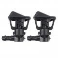Front Windshield Washer Nozzles 68164356ab Replacement For Jeep Wrangler Jk 2013 2018 Spray Jet Kit Pack Of 2 With Rubber 