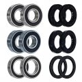 Niche Wheel Bearing Seal Kit For Arctic Cat 400dvx Kawasaki Kfx400 6004-2rdqe6 6202-2rdqe6 6008-2rs